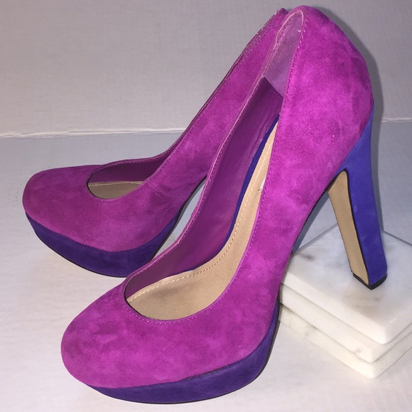 Steve Madden BEASST color block platform heels - Picture 4 of 8